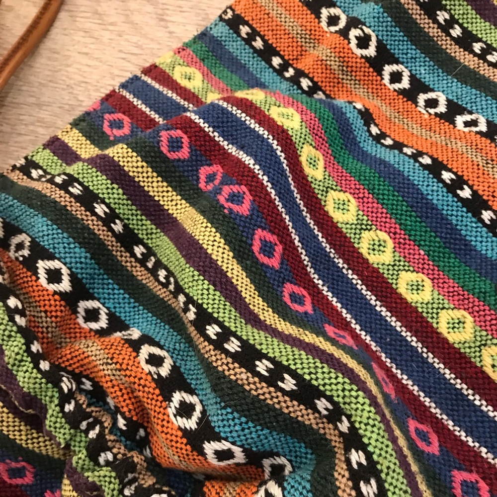 Colorful Tapestry Shoulder Bag Purse - Picture 4 of 9